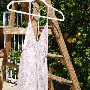 O'Neil Gauze Summer Maxi Dress in Blush  S